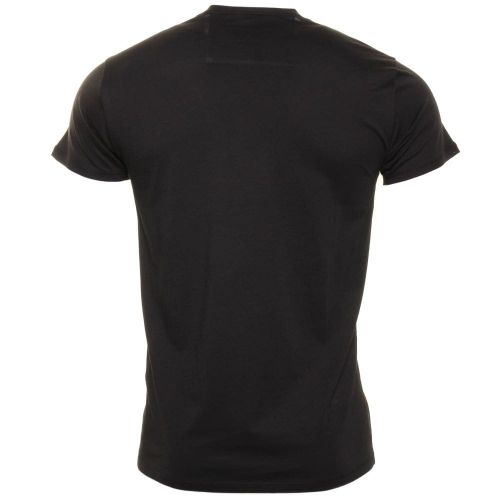 Mens Black Chest Logo S/s Tee Shirt 27239 by Armani Jeans from Hurleys