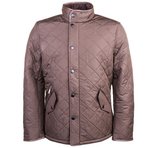 Mens Olive Powell Quilt 69530 by Barbour from Hurleys