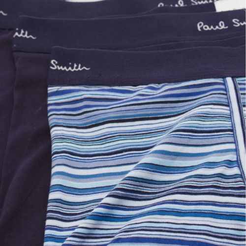 Mens Navy 3 Pack Trunks 35675 by PS Paul Smith from Hurleys