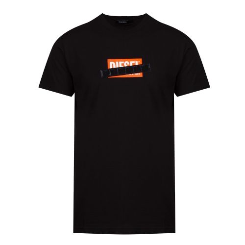 Mens Black T-Diego-S7 S/s T Shirt 58753 by Diesel from Hurleys
