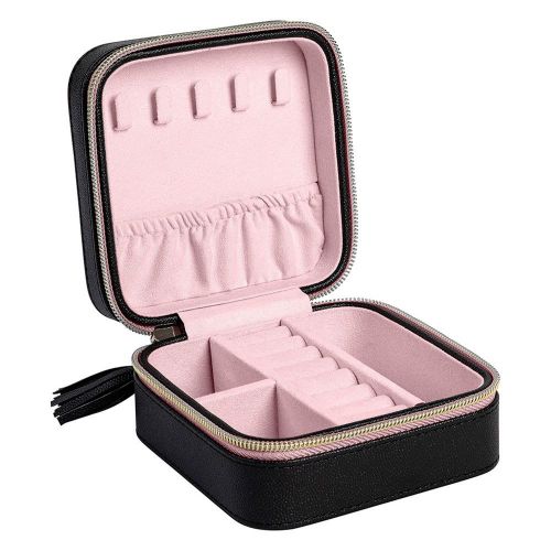Womens Black Clove Printed Jewellery Case 78428 by Ted Baker from Hurleys