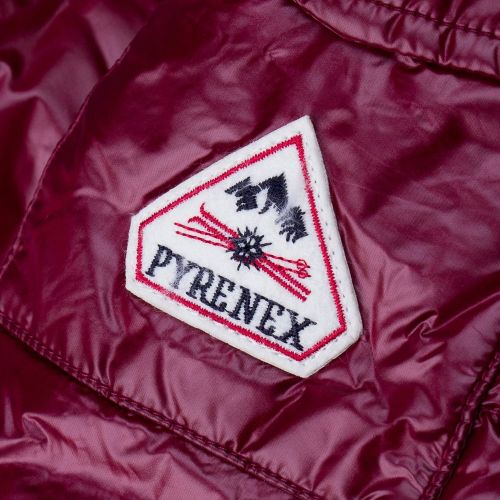 Kids Burgundy Authentic Fur Shiny Jacket (8yr+) 13871 by Pyrenex from Hurleys