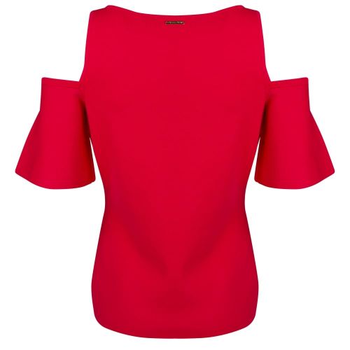 Womens True Red Off Shoulder Top 20297 by Michael Kors from Hurleys
