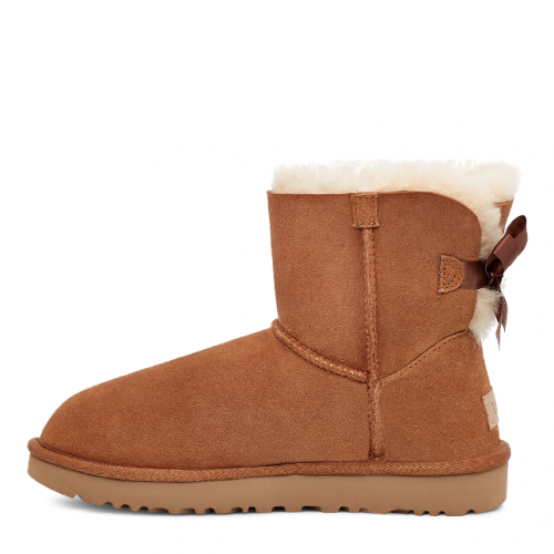 UGG® Boots Womens Chestnut Mini Bailey Bow II | Hurleys