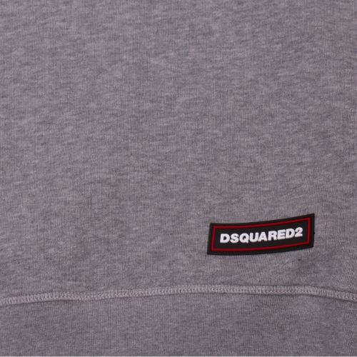 Mens Grey Branded Tab Crew Sweat Top 59265 by Dsquared2 from Hurleys