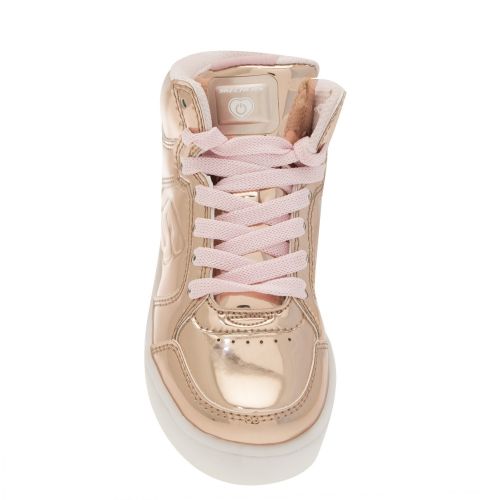 Girls Rose Gold Energy Lights Dance-N-Dazzle Trainers (27-39) 31816 by Skechers from Hurleys