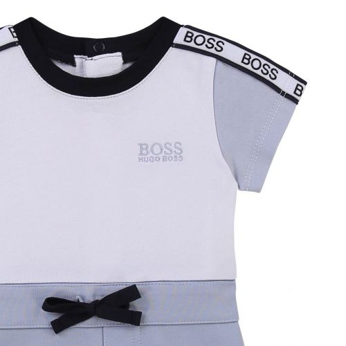 Baby White 2-in-1 Effect Romper 83875 by BOSS from Hurleys