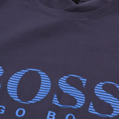 Mens Dark Blue Big Logo Urban S/s T Shirt 31890 by BOSS from Hurleys