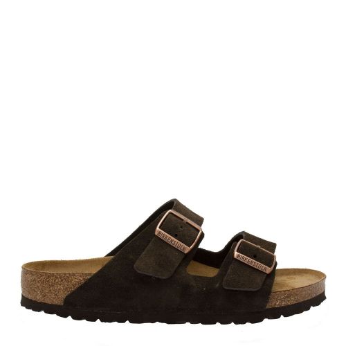 Mens Mocca Arizona Soft Footbed Suede Sandals 86245 by Birkenstock from Hurleys