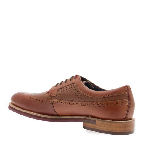 Mens Tan Deelani Brogue Shoes 30368 by Ted Baker from Hurleys
