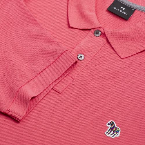 Mens Raspberry Classic Zebra Regular Fit S/s Polo Shirt 35727 by PS Paul Smith from Hurleys