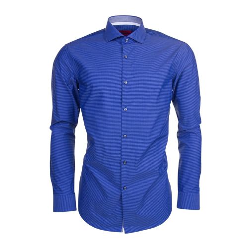 Mens Navy C-Jery Slim Fit L/s Shirt 10045 by HUGO from Hurleys