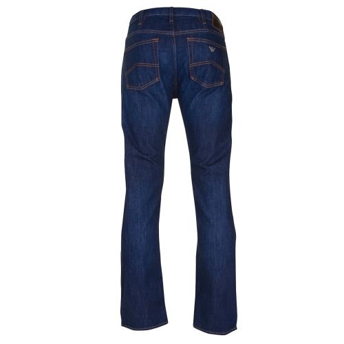 Mens Blue Wash J21 Regular Fit Jeans 69545 by Armani Jeans from Hurleys