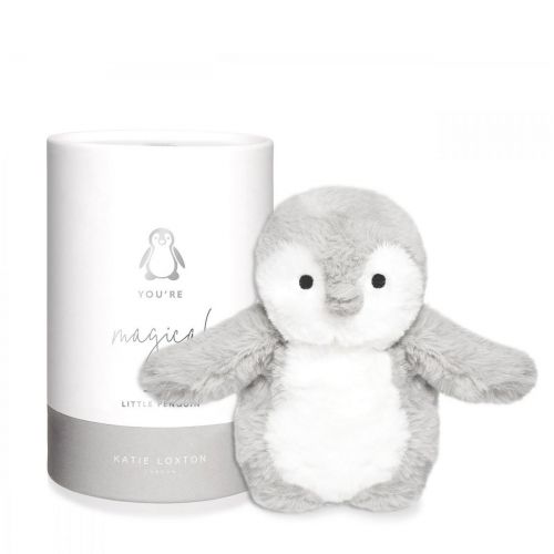 Baby White Grey Penguin Toy 82564 by Katie Loxton from Hurleys