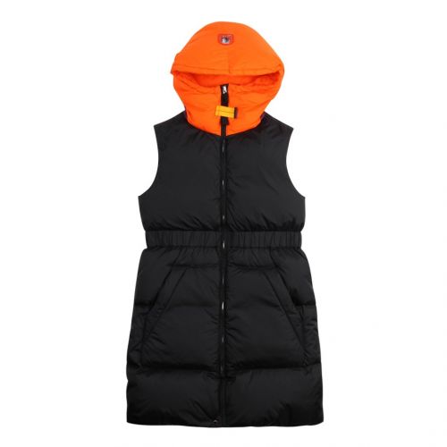 Girls Pencil Multi Galen Long Hooded Gilet 90727 by Parajumpers from Hurleys