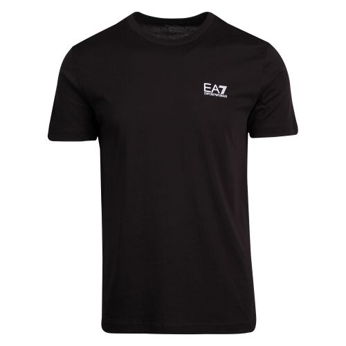 Mens White/Black Core ID S/s T Shirt 57423 by EA7 from Hurleys