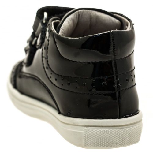 Baby Black Patent Silvia Brogue Trainers (21-26) 66474 by Lelli Kelly from Hurleys