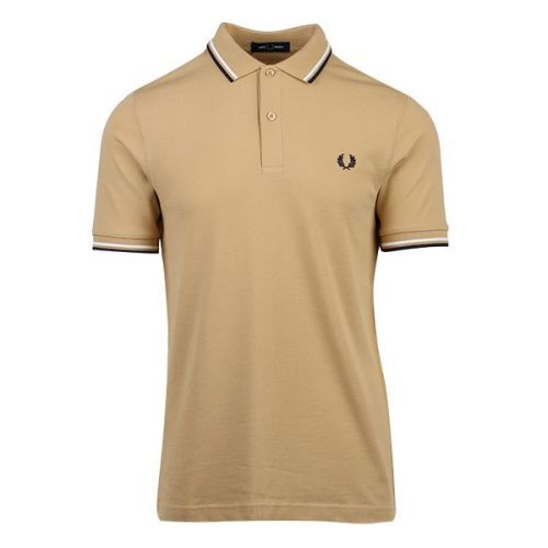 Mens Desert Twin Tipped S/s Polo Shirt 108321 by Fred Perry from Hurleys
