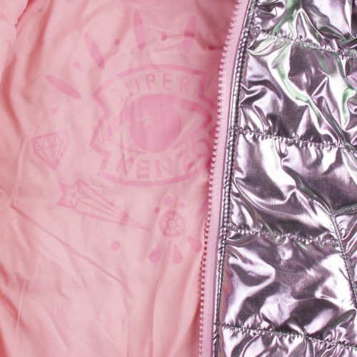 Junior Metallic Pink Ganoa Metallic Padded Jacket 57878 by Kenzo from Hurleys