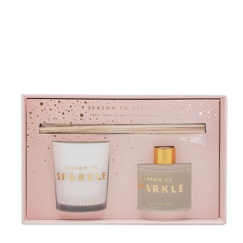Womens Sweet Vanilla + Salted Caramel Season to Sparkle Fragrance Set 101108 by Katie Loxton from Hurleys