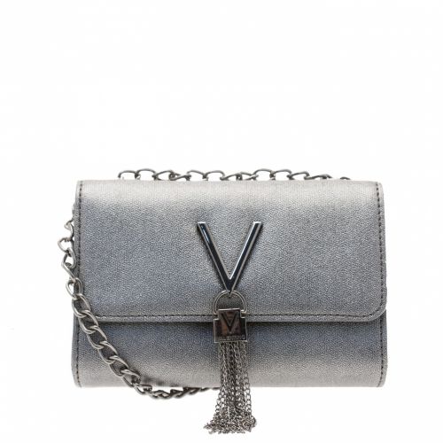 Womens Black Glitter Divina Tassel Small Crossbody Bag 33640 by Valentino from Hurleys