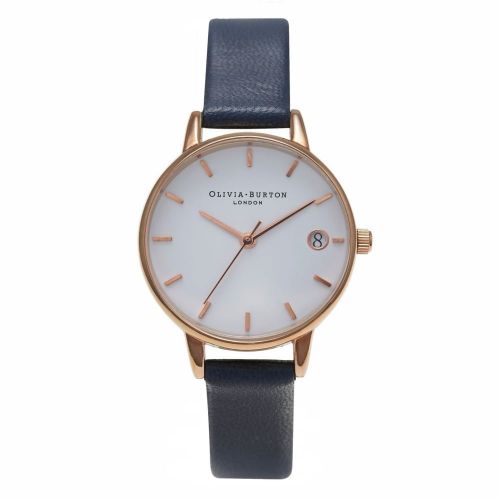 Womens Navy & Rose Gold Dandy Midi Dial Watch 72883 by Olivia Burton from Hurleys