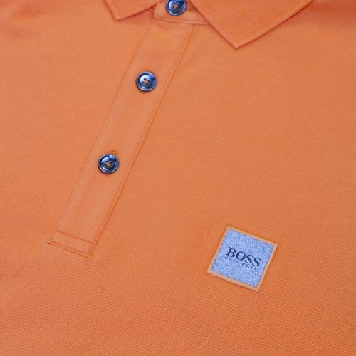 Casual Mens Orange Passenger Slim Fit S/s Polo Shirt 38796 by BOSS from Hurleys