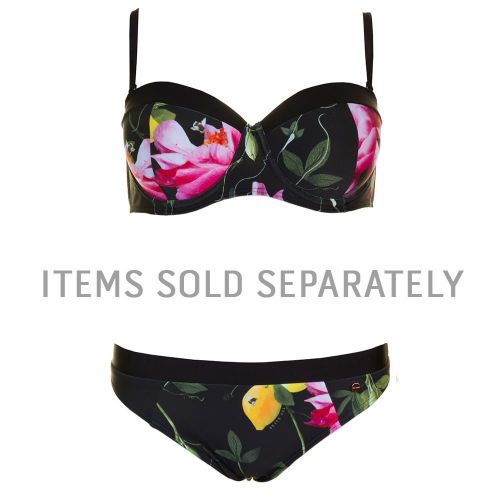 Womens Black Camilay Citrus Bloom Bikini Top 63338 by Ted Baker from Hurleys