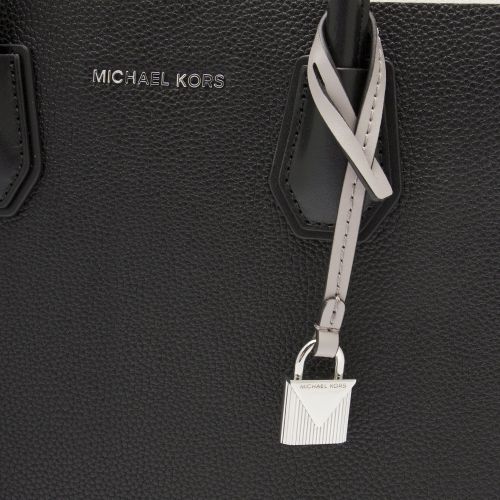 Womens Pale Grey/Black Mercer Belted Medium Tote Bag 43255 by Michael Kors from Hurleys