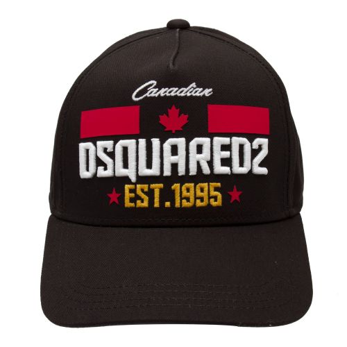 Boys Black Branded Cap 75674 by Dsquared2 from Hurleys