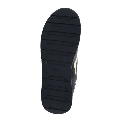 Athleisure Mens Navy/Gold Titanium_Runn Trainers 75882 by BOSS from Hurleys