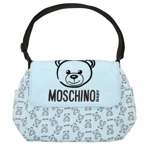 Baby Sky Blue Changing Bag 52340 by Moschino from Hurleys