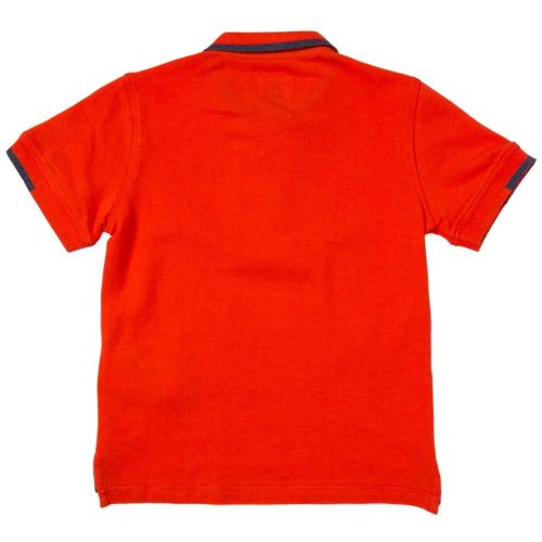 Boys Orange Small Logo S/s Polo Shirt 62477 by Armani Junior from Hurleys