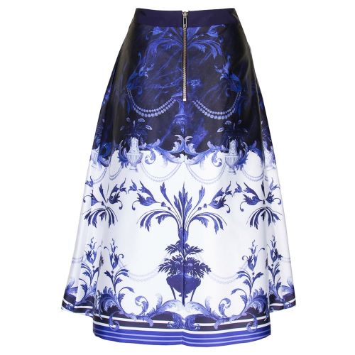 Womens Dark Blue Hunah Persian Blue Full Skirt 71638 by Ted Baker from Hurleys