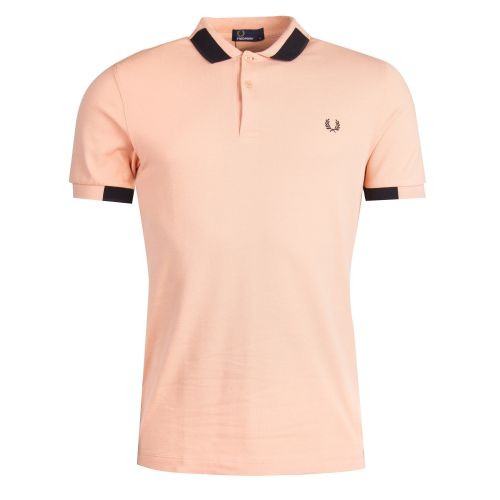 Mens Apricot Block Tipped S/s Polo Shirt 27610 by Fred Perry from Hurleys