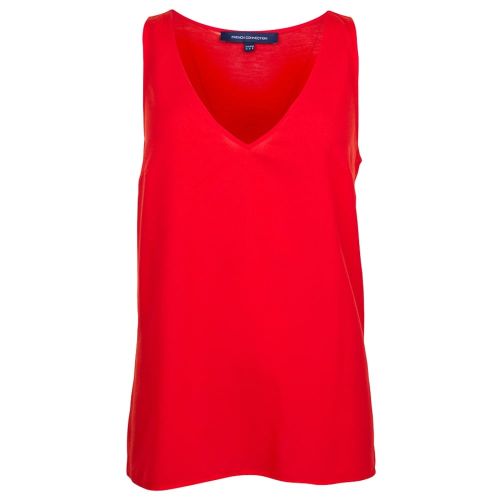 Womens Margo Red Sania Plains Cami Top 9189 by French Connection from Hurleys