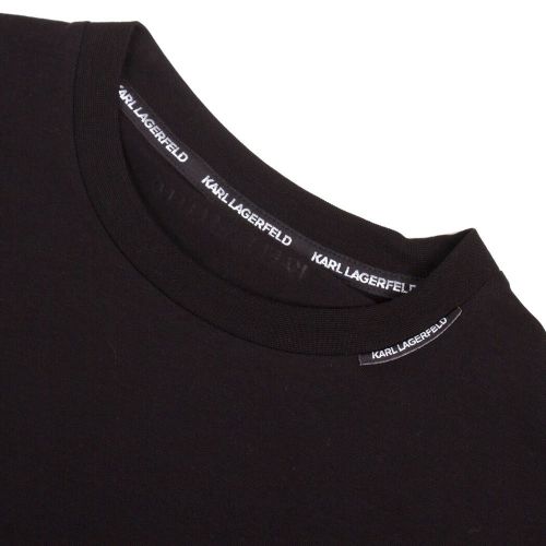 Mens Black Logo Neck S/s T Shirt 94940 by Karl Lagerfeld from Hurleys