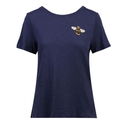 Womens French Navy Bee Carley Print S/s T Shirt 98967 by Joules from Hurleys