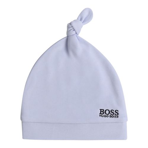 Baby Pale Blue Soft Hat 56072 by BOSS from Hurleys