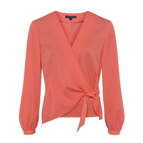 Womens Ember Glow Crepe Light Wrap Over Top 97242 by French Connection from Hurleys