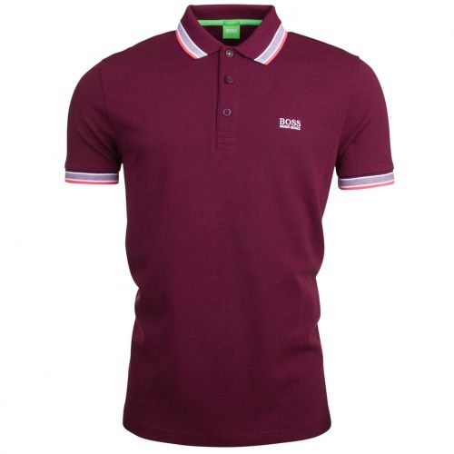 Green Mens Red Paddy Reg S/s Polo Shirt 25220 by BOSS from Hurleys