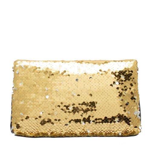 Womens Gold Sequin Crossbody Bag 79541 by Love Moschino from Hurleys