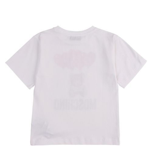 Girls White Toy Balloon Maxi S/s T Shirt 58408 by Moschino from Hurleys