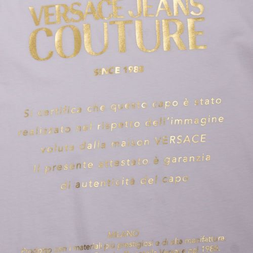 Mens White Large Foil Logo Regular Fit S/s T Shirt 83449 by Versace Jeans Couture from Hurleys