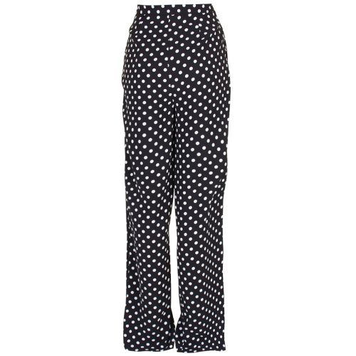 Womens Black Dot Pleated Pants 7903 by Michael Kors from Hurleys