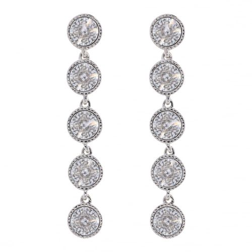 Womens Silver & Crystal Rizza Drop Earrings 66795 by Ted Baker from Hurleys
