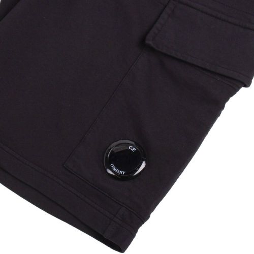 Mens Black Lens Sweat Shorts 81772 by C.P. Company from Hurleys