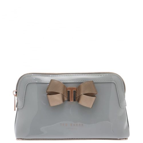 Womens Mid Grey Lezlie Bow Make Up Bag 23067 by Ted Baker from Hurleys