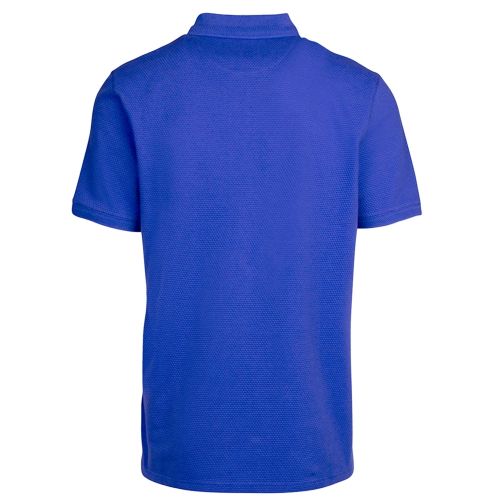 Mens Blue Vardy Textured S/s Polo Shirt 36020 by Ted Baker from Hurleys