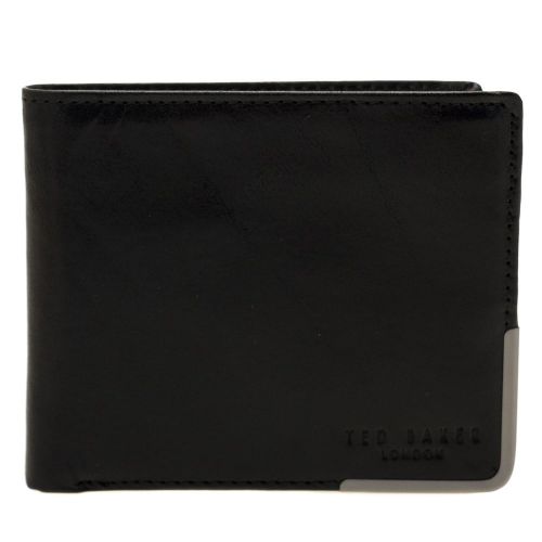 Mens Black Breeze High Shine Leather Wallet 63522 by Ted Baker from Hurleys